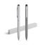 81005_set WASS TOUCH. Ball pen with touch tip in aluminium