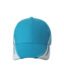 1 Heavy Brush Cotton Cap Blue & White (6077)