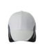 11 Heavy Brush Cotton Cap White & Black (6076)