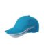 2 Heavy Brush Cotton Cap Blue & White (6077)