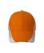 5 Heavy Brush Cotton Cap Orange & White (6079)