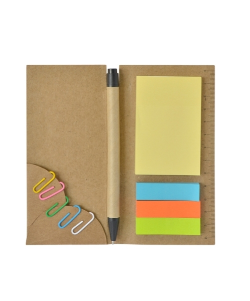 Notepad, Pen & Paper Clip (8698NA)