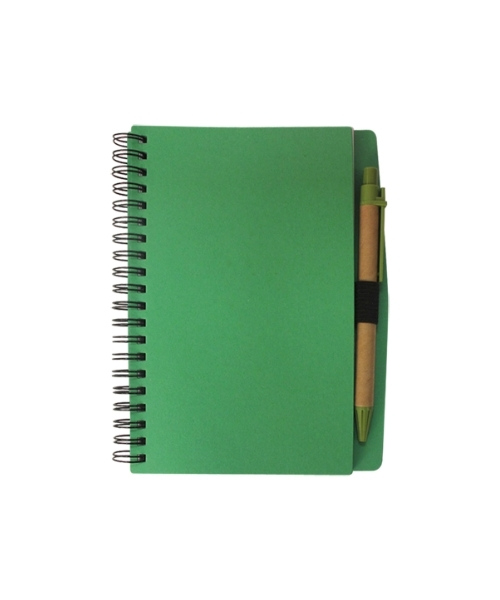 Recycled notebook w/pen (0928)