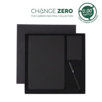 Sustainable Gift Set with Refillable Notebook, Pen & Cardholder